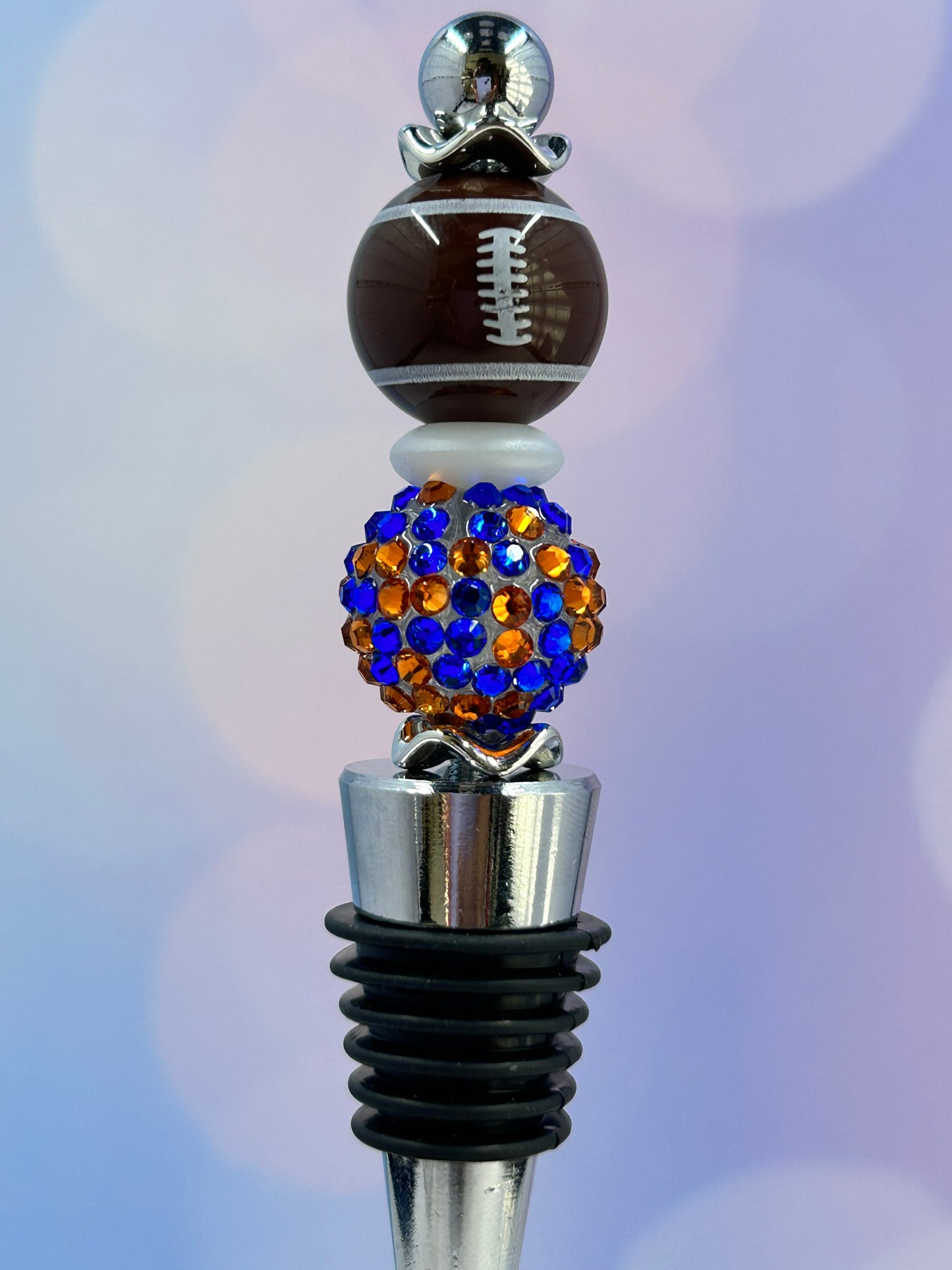 Customizable Football Lover Wine Stopper